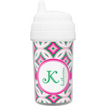 Linked Circles & Diamonds Sippy Cup (Personalized)