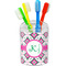 Linked Circles & Diamonds Toothbrush Holder (Personalized)
