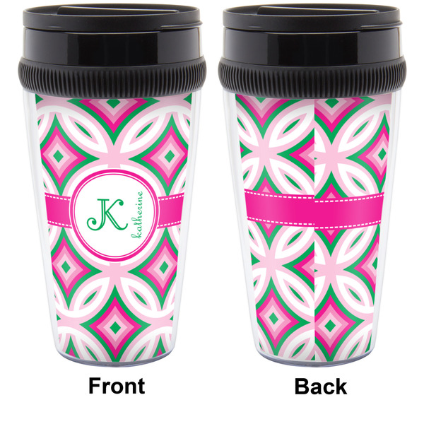 Linked Circles & Diamonds Travel Mug Approval (Personalized)