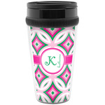 Linked Circles & Diamonds Acrylic Travel Mug without Handle (Personalized)