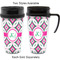 Linked Circles & Diamonds Travel Mugs - with & without Handle