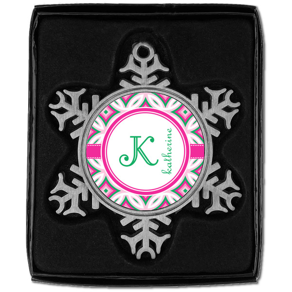 Linked Circles & Diamonds Vintage Snowflake - In box