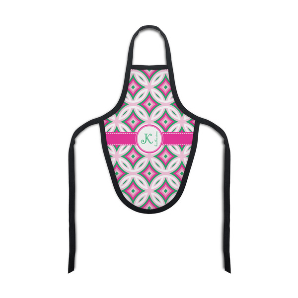 Custom Linked Circles & Diamonds Bottle Apron (Personalized)
