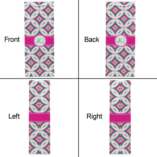 Linked Circles & Diamonds Wine Gift Bag - Gloss - Approval