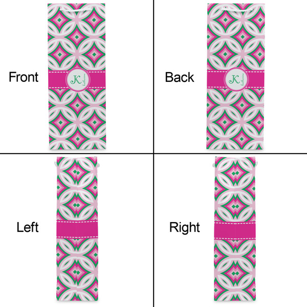 Linked Circles & Diamonds Wine Gift Bag - Matte - Approval