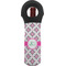 Linked Circles & Diamonds Wine Tote Bag (Personalized)