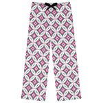 Linked Circles & Diamonds Womens Pajama Pants - S