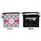 Linked Circles & Diamonds Wristlet ID Cases - Front & Back