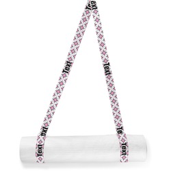 Linked Circles & Diamonds Yoga Mat Strap (Personalized)
