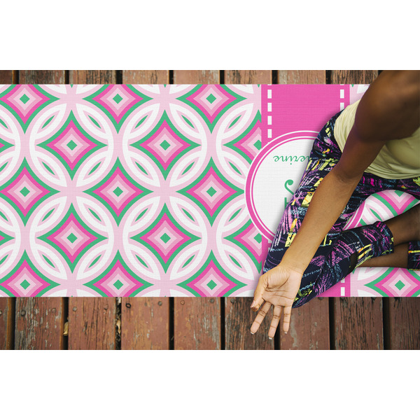 Linked Circles & Diamonds Yoga Mats - LIFESTYLE