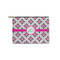 Linked Circles & Diamonds Zipper Pouch - Small - 8.5"x6" (Personalized)