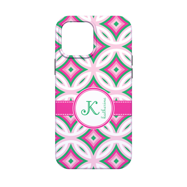Linked Circles & Diamonds iPhone 13 Mini Tough Case - Back