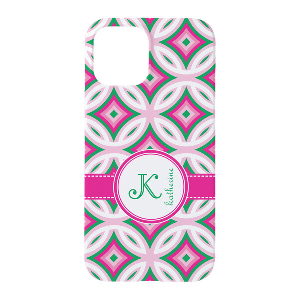 Linked Circles & Diamonds iPhone 15 Pro Case - Back