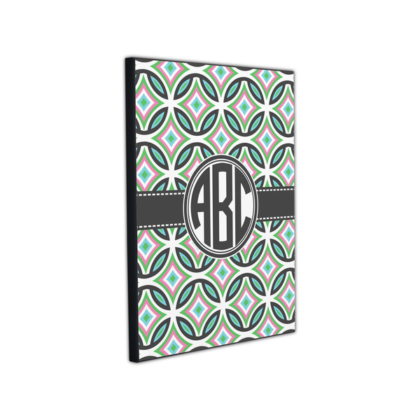 Geometric Circles 11x14 Wood Print - Angle View