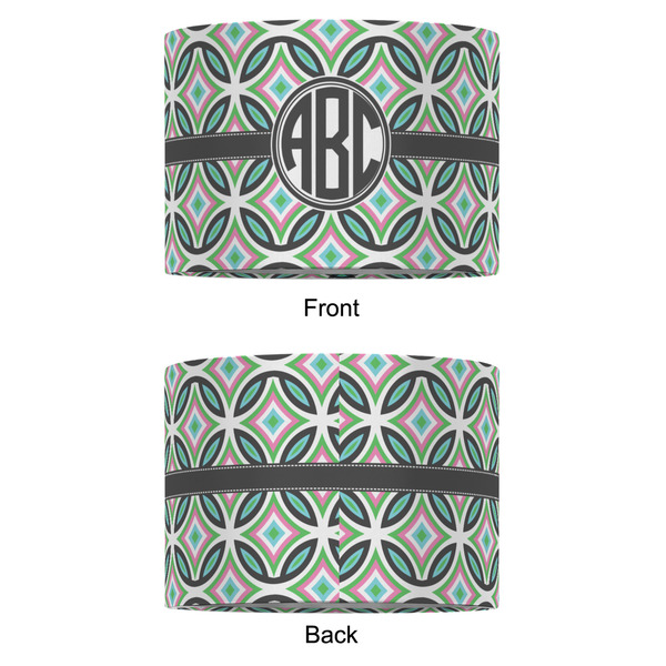 Geometric Circles 12" Drum Lampshade - APPROVAL (Fabric)