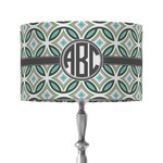 Geometric Circles 12" Drum Lamp Shade - Fabric (Personalized)