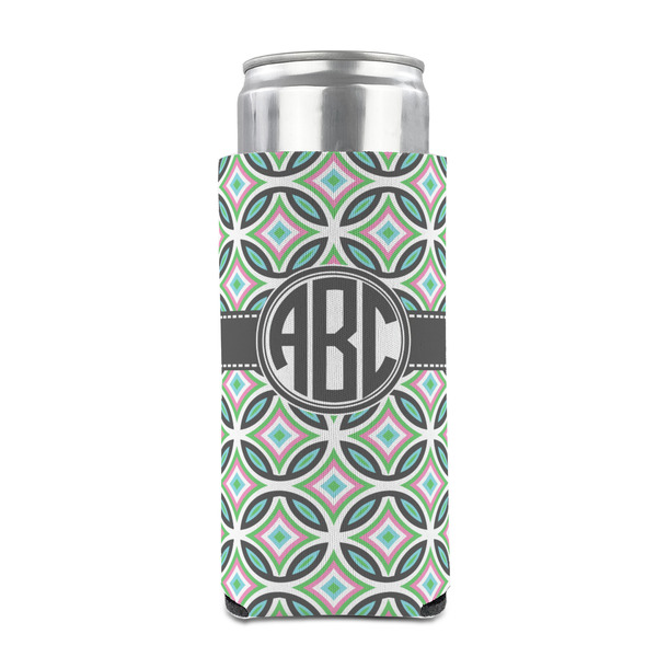 Geometric Circles 12oz Tall Can Sleeve - FRONT (on can)
