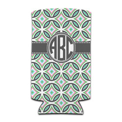 Geometric Circles Can Cooler (tall 12 oz) (Personalized)