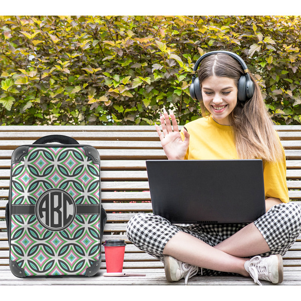 Geometric Circles 15" Backpack - LIFESTYLE