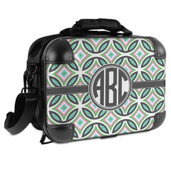 Geometric Circles Hard Shell Briefcase (Personalized)