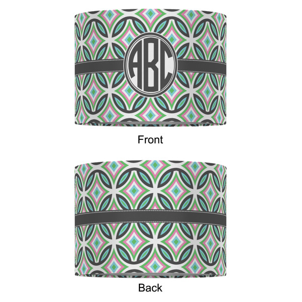 Geometric Circles 16" Drum Lampshade - APPROVAL (Fabric)