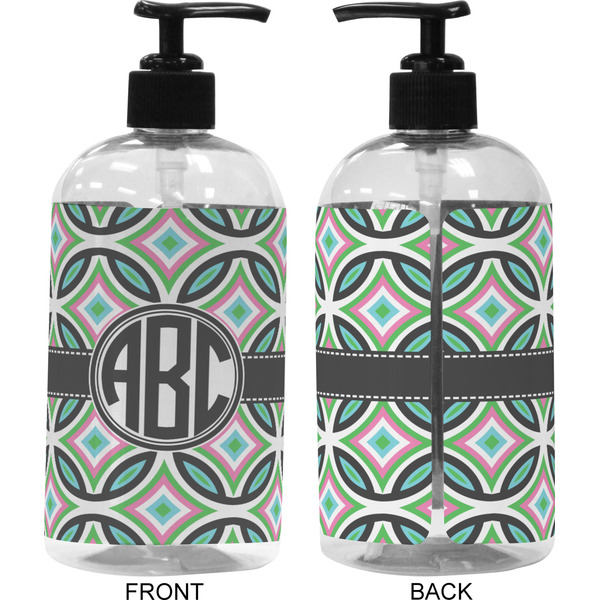 Geometric Circles 16 oz Plastic Liquid Dispenser (Approval)