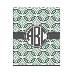 Geometric Circles Wood Print - 16x20 (Personalized)