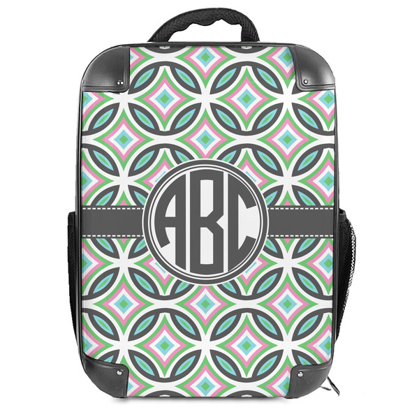 Custom Geometric Circles 18" Hard Shell Backpack (Personalized)