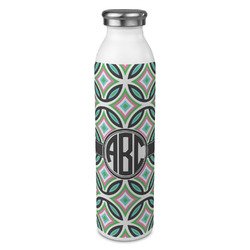 Geometric Circles 20oz Stainless Steel Water Bottle - Full Print (Personalized)