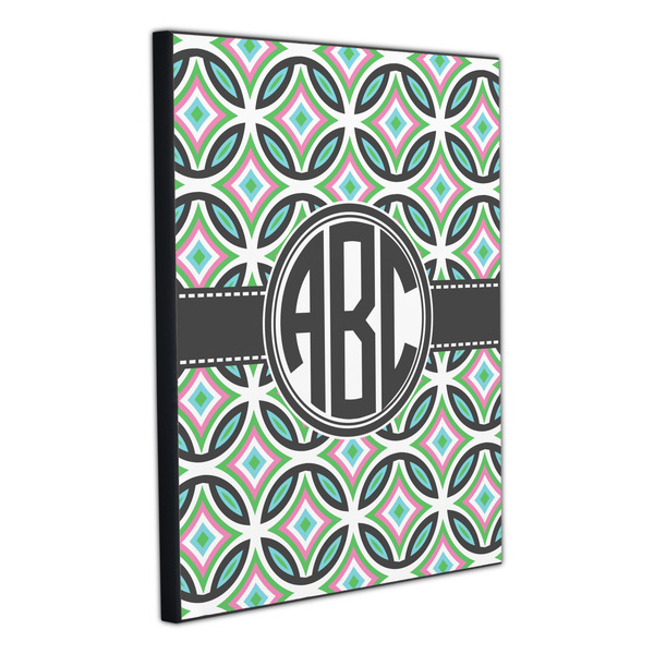 Geometric Circles 20x24 Wood Print - Angle View