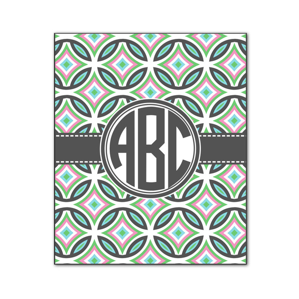 Geometric Circles 20x24 Wood Print - Front View