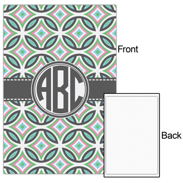 Geometric Circles 20x30 - Matte Poster - Front & Back