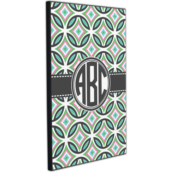 Geometric Circles 20x30 Wood Print - Angle View