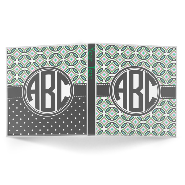 Geometric Circles 3-Ring Binder Approval- 1in