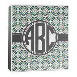 Geometric Circles 3-Ring Binder - 1 inch (Personalized)