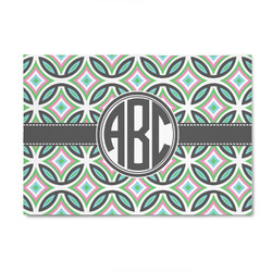 Geometric Circles 4' x 6' Patio Rug (Personalized)