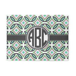 Geometric Circles 5' x 7' Patio Rug (Personalized)