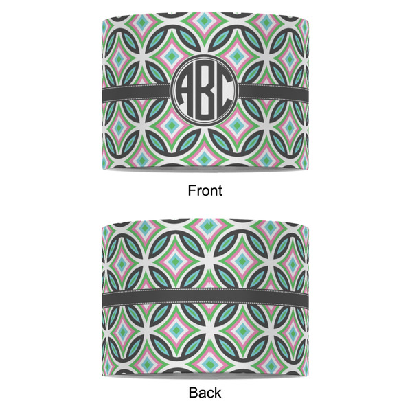 Geometric Circles 8" Drum Lampshade - APPROVAL (Fabric)