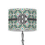 Geometric Circles 8" Drum Lamp Shade - Poly-film (Personalized)