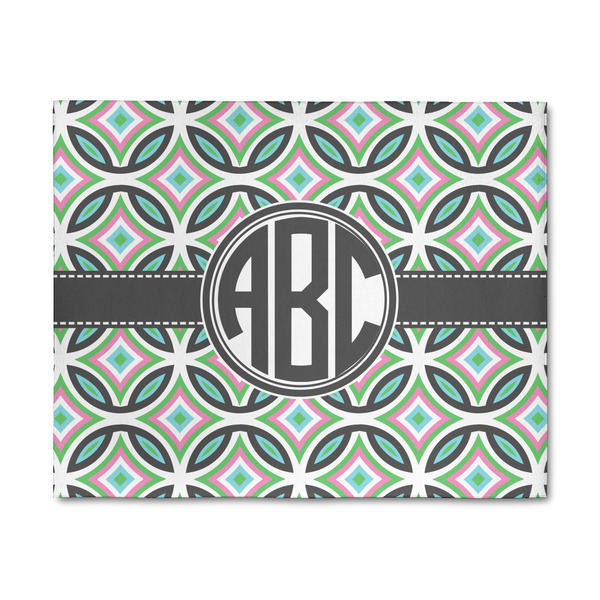 Custom Geometric Circles 8' x 10' Indoor Area Rug (Personalized)