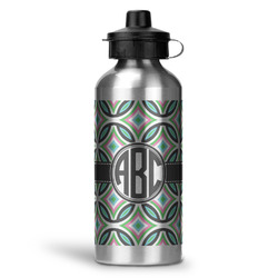 Geometric Circles Water Bottles - 20 oz - Aluminum (Personalized)