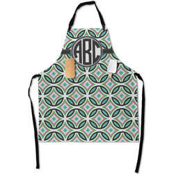 Geometric Circles Apron With Pockets w/ Monogram