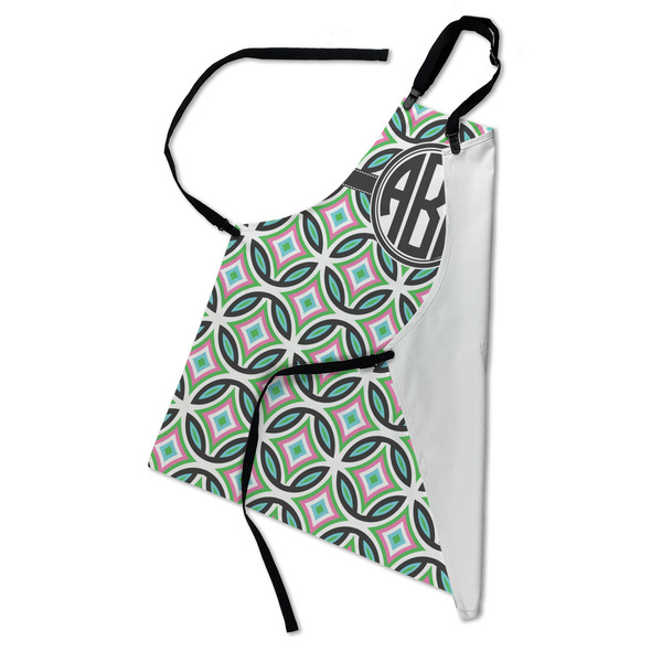 Geometric Circles Apron - Folded
