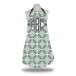 Geometric Circles Apron w/ Monogram