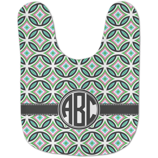 Geometric Circles Baby Bib - AFT flat