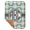 Geometric Circles Sherpa Baby Blanket - 30" x 40" w/ Monograms