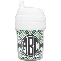 Geometric Circles Baby Sippy Cup (Personalized)