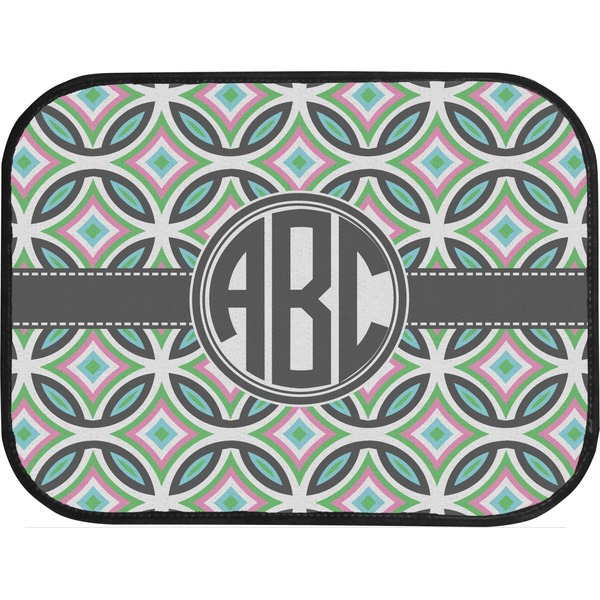 Geometric Circles Back Seat Car Mat