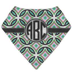 Geometric Circles Bandana Bib (Personalized)