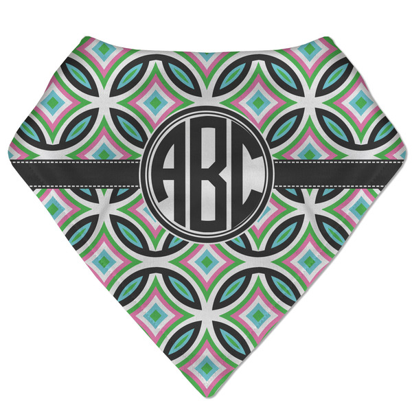 Custom Geometric Circles Bandana Bib (Personalized)